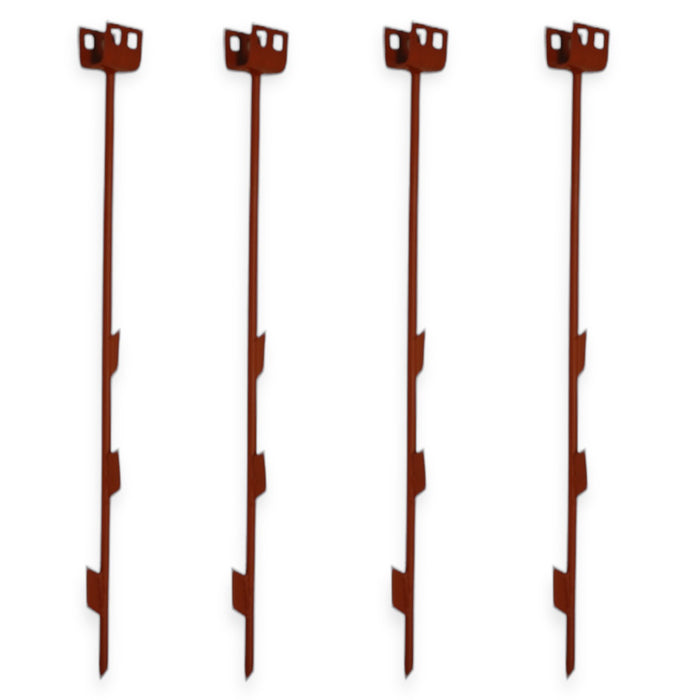 Minute Man 36" DH 5/8" Coral Barb Drive Anchor (4 Pack)