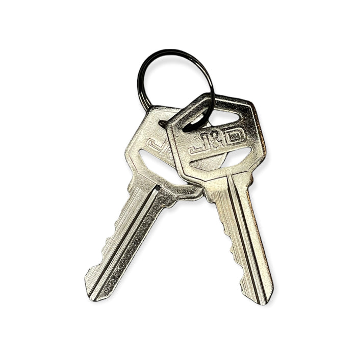 J & D Lock Co Stainless Steel Deadbolt Lock for Mobile Homes