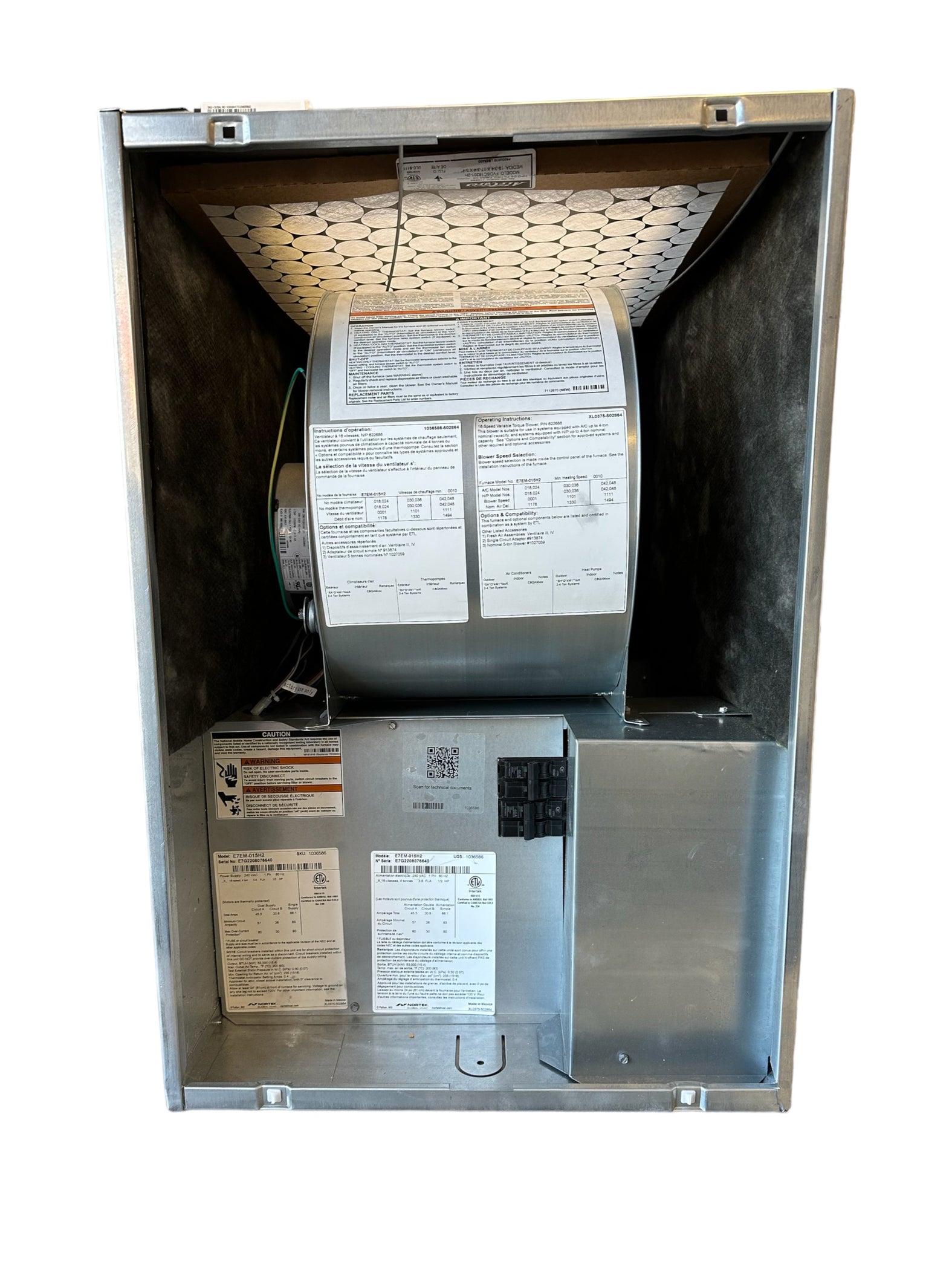 Miller E7EM Series 10KW Electric Furnace for Mobile Homes — Mobile Home