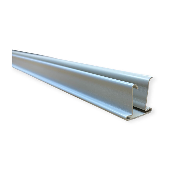 Mobile Home Vinyl Skirting Trim Kit – Grey Upper & Lower Underpinning Track, 10 Pack (58 Ft Total) – Skirting Installation Track for Mobile Homes