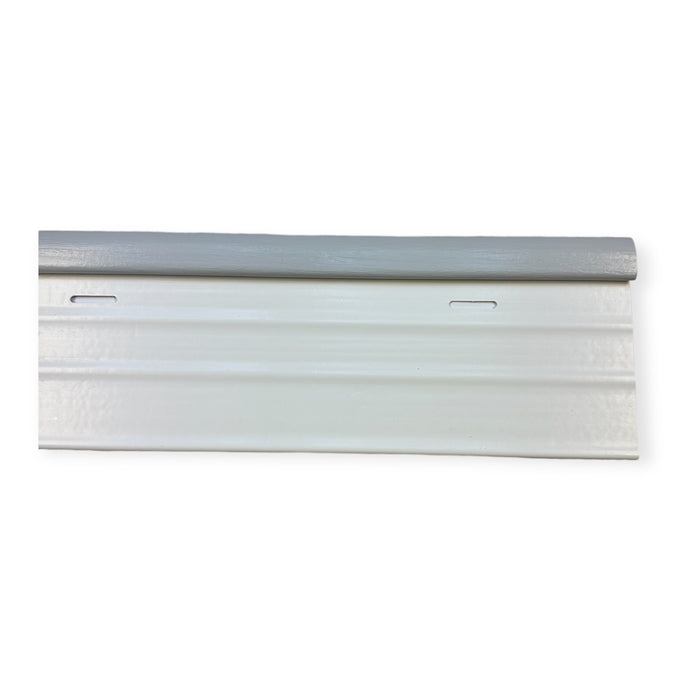 Mobile Home Vinyl Skirting Trim Kit – Grey Upper & Lower Underpinning Track, 10 Pack (58 Ft Total) – Skirting Installation Track for Mobile Homes