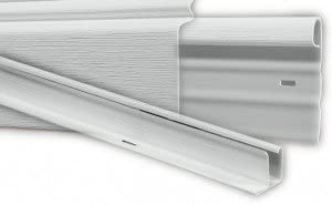 Mobile Home Vinyl Skirting Trim Kit – Grey Upper & Lower Underpinning Track, 10 Pack (58 Ft Total) – Skirting Installation Track for Mobile Homes
