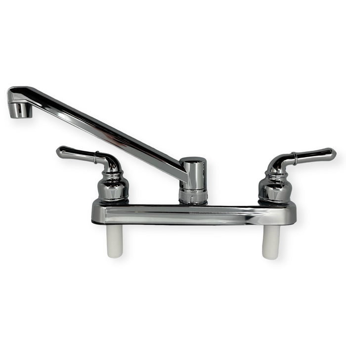 Ultra Faucets Mobile Home/RV 8" Chrome Kitchen with Lever Handles