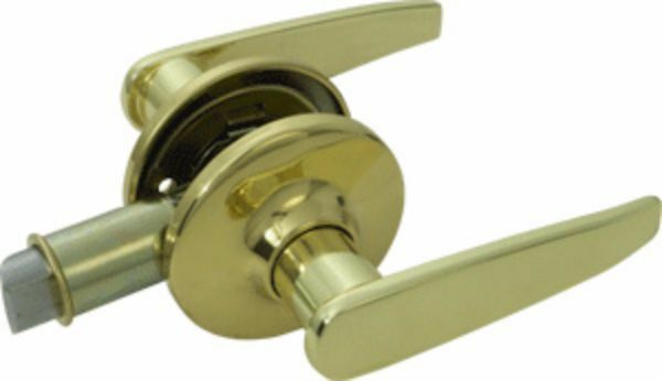 Mobile Home Interior Door Lever Handle Passage, Brass