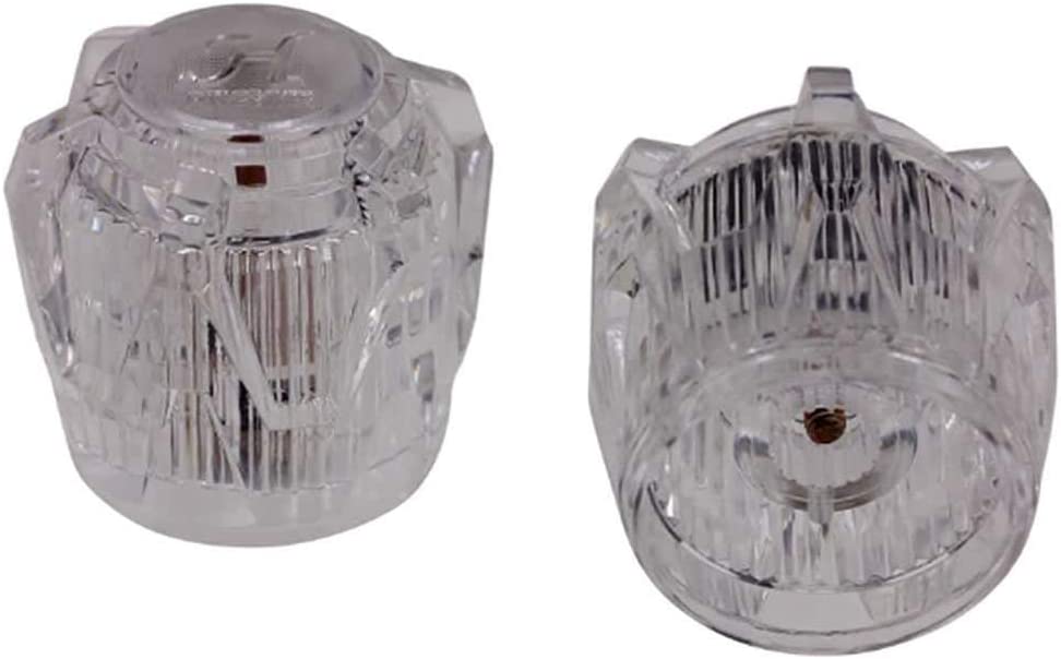 Phoenix PF287015 Hot & Cold Replacement Handles, 6-Point Clear