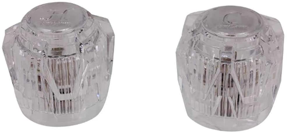 Phoenix PF287015 Hot & Cold Replacement Handles, 6-Point Clear