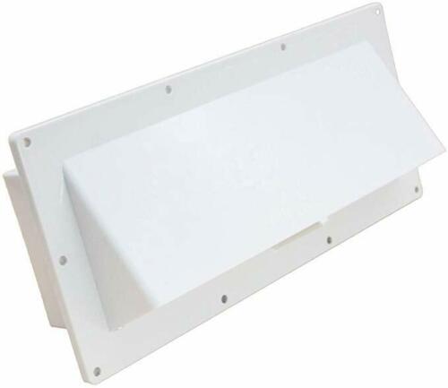 Mobile Home/RV Ventline White Exterior Sidewall Range Hood Vent with Damper V2111-18