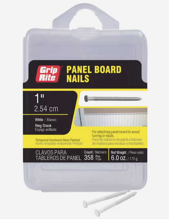 Grip-Rite Panel Board Nails White 1-5/8"
