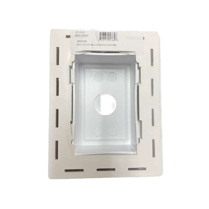 Vinyl White Mini Split Mounting Block