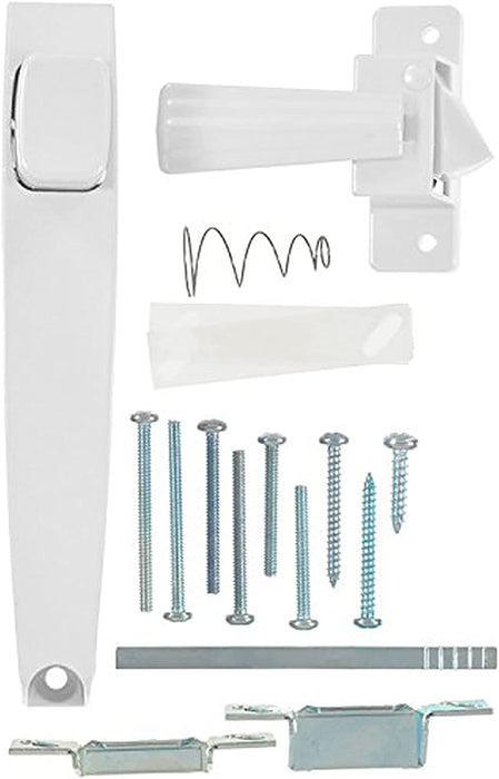 Mobile Home Parts Direct White Push Button Storm Door Handle